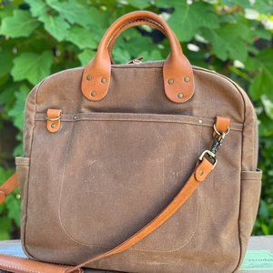 Winter Session Waxed Canvas Travel Day Bag
